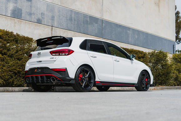 FLOW Designs  i30N Hatch PDE V6 FL2 2025 Flow-Lock Rear Diffuser - MODE Auto Concepts