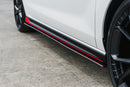 FLOW Designs  i30N Hatch PDE V6 FL2 2025 Side Skirt Splitters (Pair) - MODE Auto Concepts
