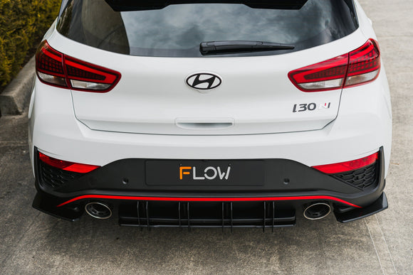 FLOW Designs  i30N Hatch PDE V6 FL2 2025 Rear Spats (Pair) - MODE Auto Concepts