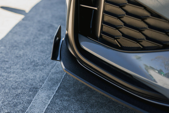 FLOW Designs  i30N-Line Hatch PDe.V6 FL 2024+ Front Lip Splitter & Reinforcement Brackets - MODE Auto Concepts