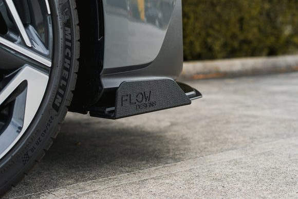 FLOW Designs  i30N-Line Hatch PDe.V6 FL 2024+ Front Lip Splitter Winglets (Pair) - MODE Auto Concepts