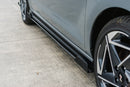 FLOW Designs  i30N-Line Hatch PDe.V6 FL 2024+ Side Skirt Splitter Winglets (Pair) - MODE Auto Concepts