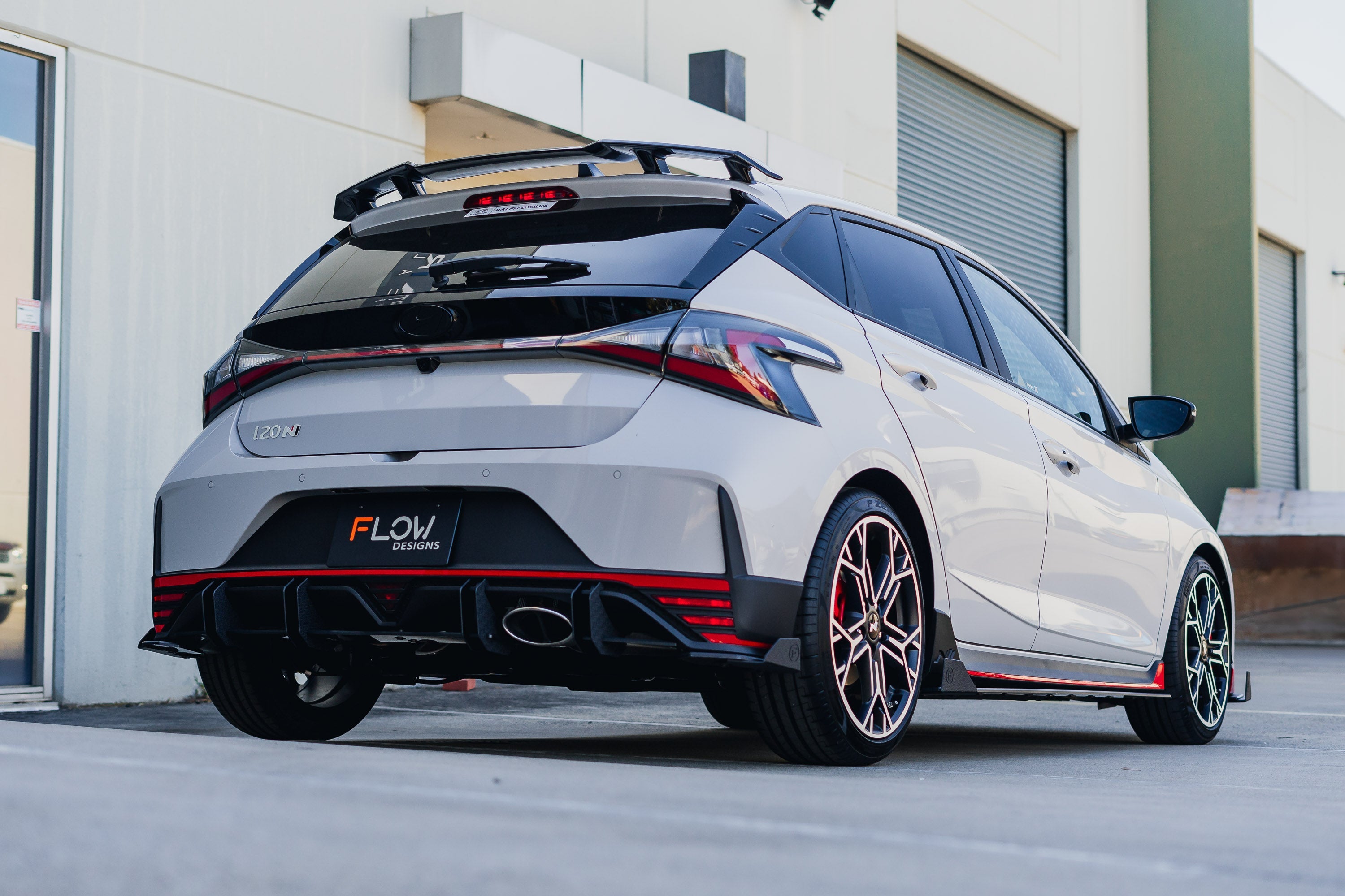 FLOW Designs  i20 N BC3 Facelift - Rear Spat Winglets (Pair) - MODE Auto Concepts