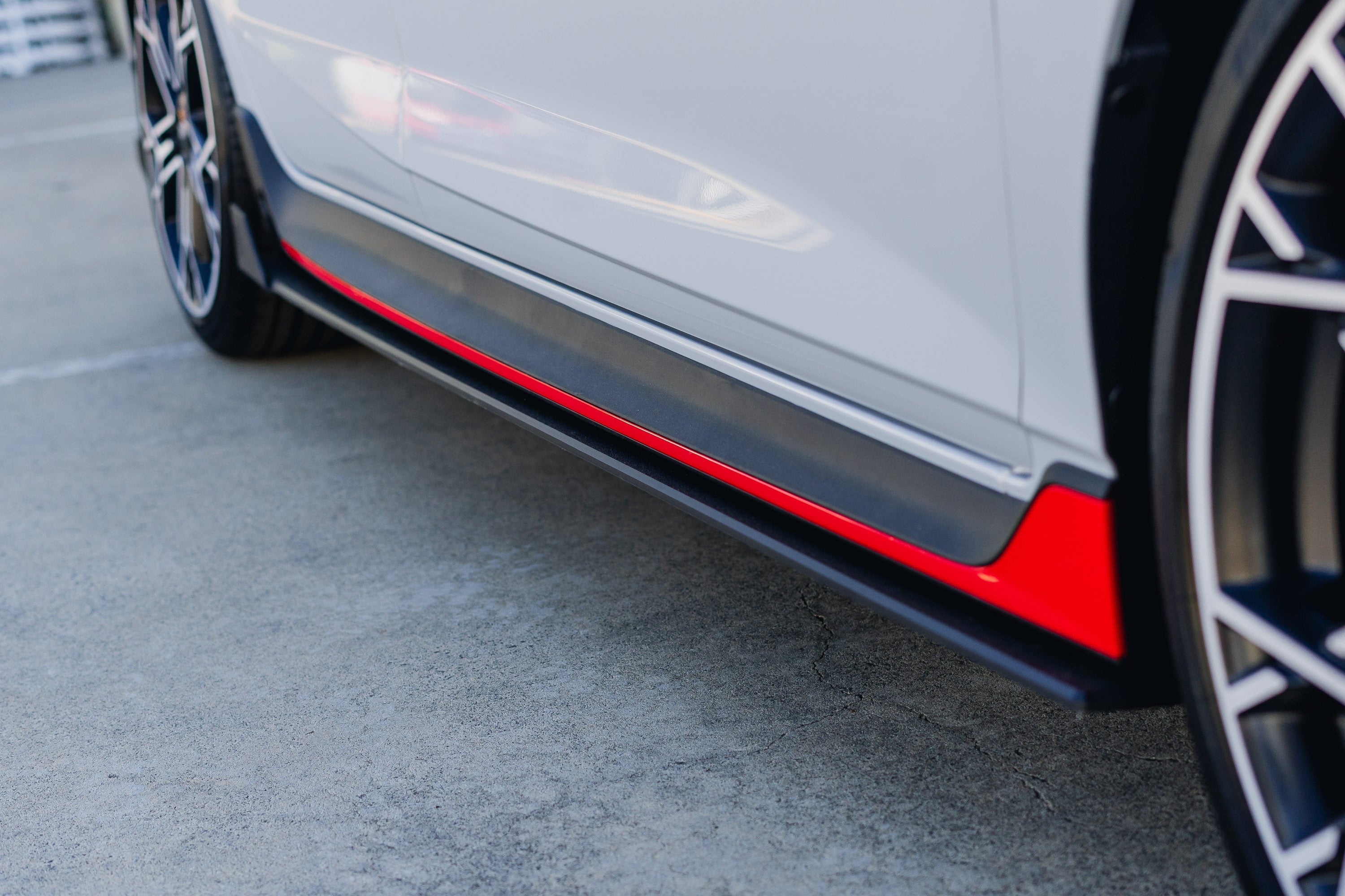 FLOW Designs  i20 N BC3 Facelift - Side Skirt Splitters (Pair) - MODE Auto Concepts