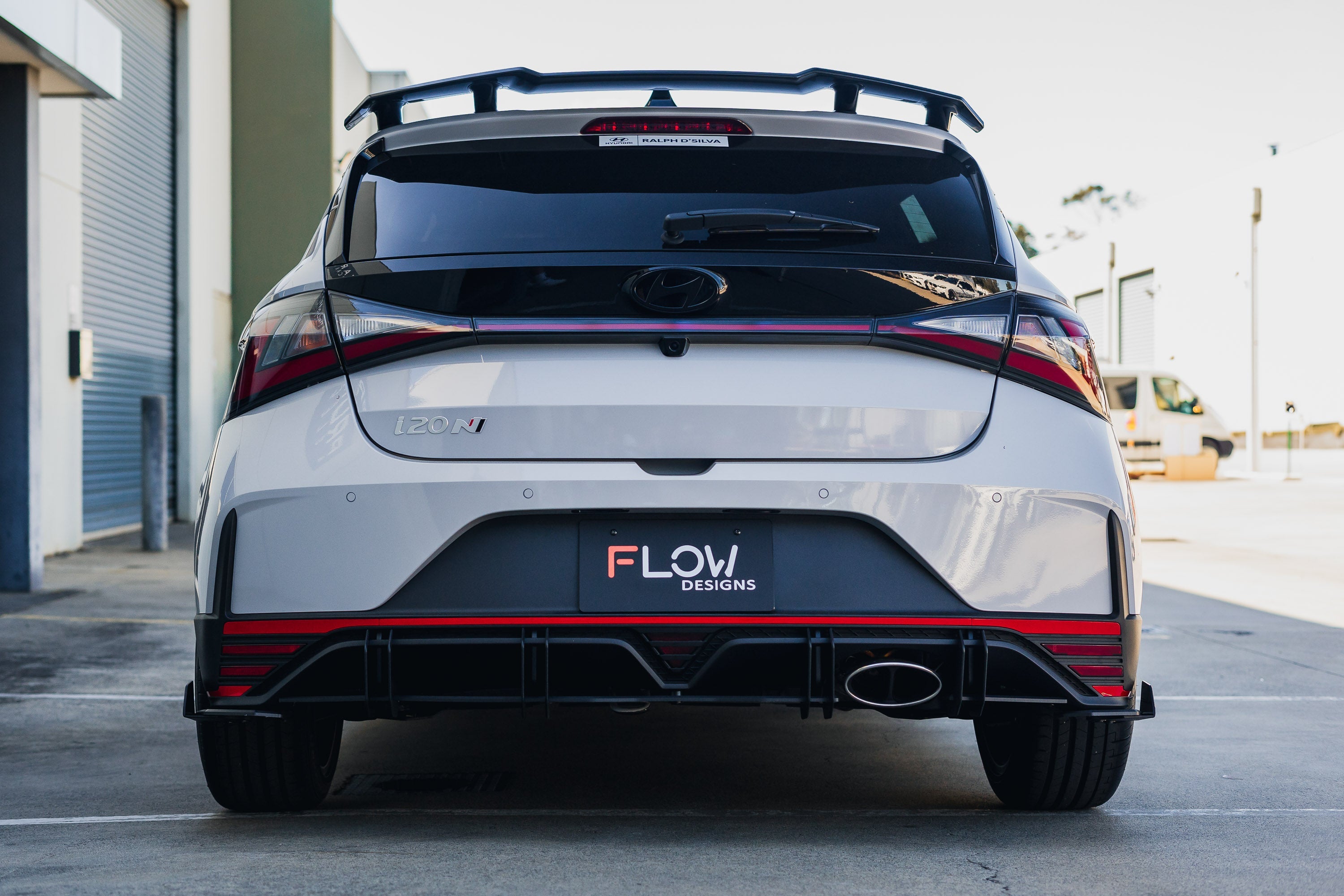 FLOW Designs  i20 N BC3 Facelift - Rear Spat Winglets (Pair) - MODE Auto Concepts
