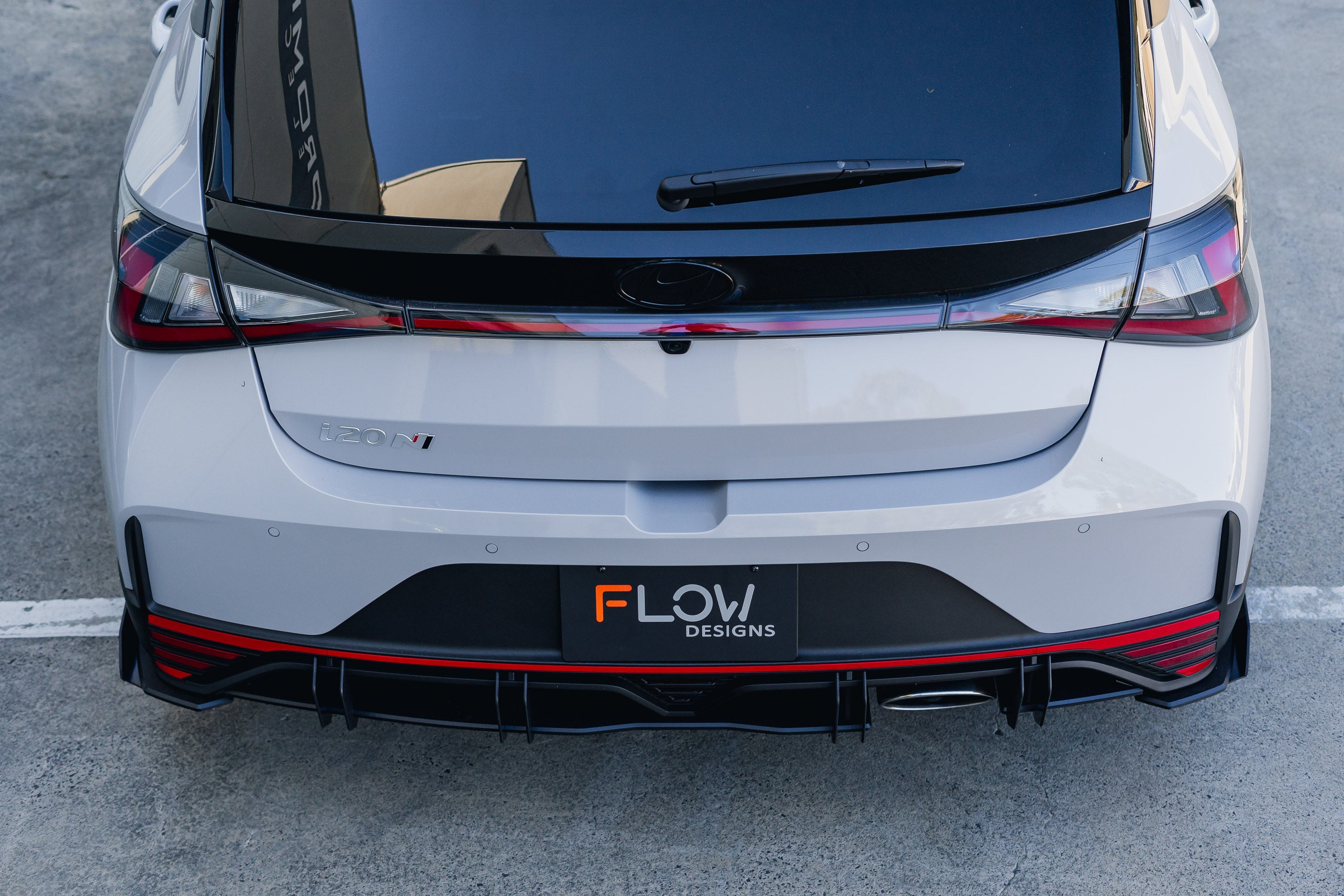 FLOW Designs  i20 N BC3 Facelift - Rear Spat Winglets (Pair) - MODE Auto Concepts