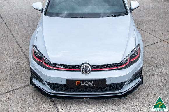 FLOW Designs  MK7.5 Golf GTI Front Lip Splitter - MODE Auto Concepts