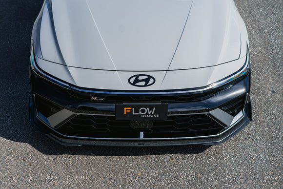 Hyundai CN7 V2 i30 N-Line Sedan FL 2025 Front Lip Splitter Extensions (Pair) - MODE Auto Concepts