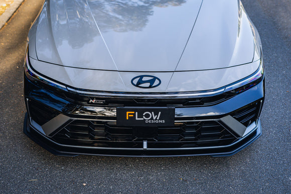 Hyundai CN7 V2 i30 N-Line Sedan FL 2025 Front Lip Splitter Extensions (Pair) - MODE Auto Concepts