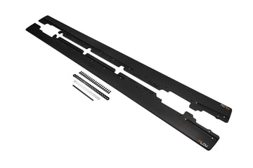 FLOW Designs  A45 AMG W176 (PFL) Side Skirt Splitters (Pair) - MODE Auto Concepts