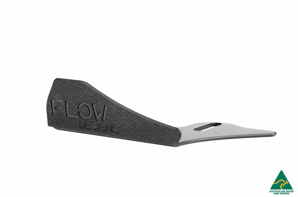 FLOW Designs  MK3.5 Focus ST (Facelift) Front Lip Splitter Winglets (Pair) - MODE Auto Concepts