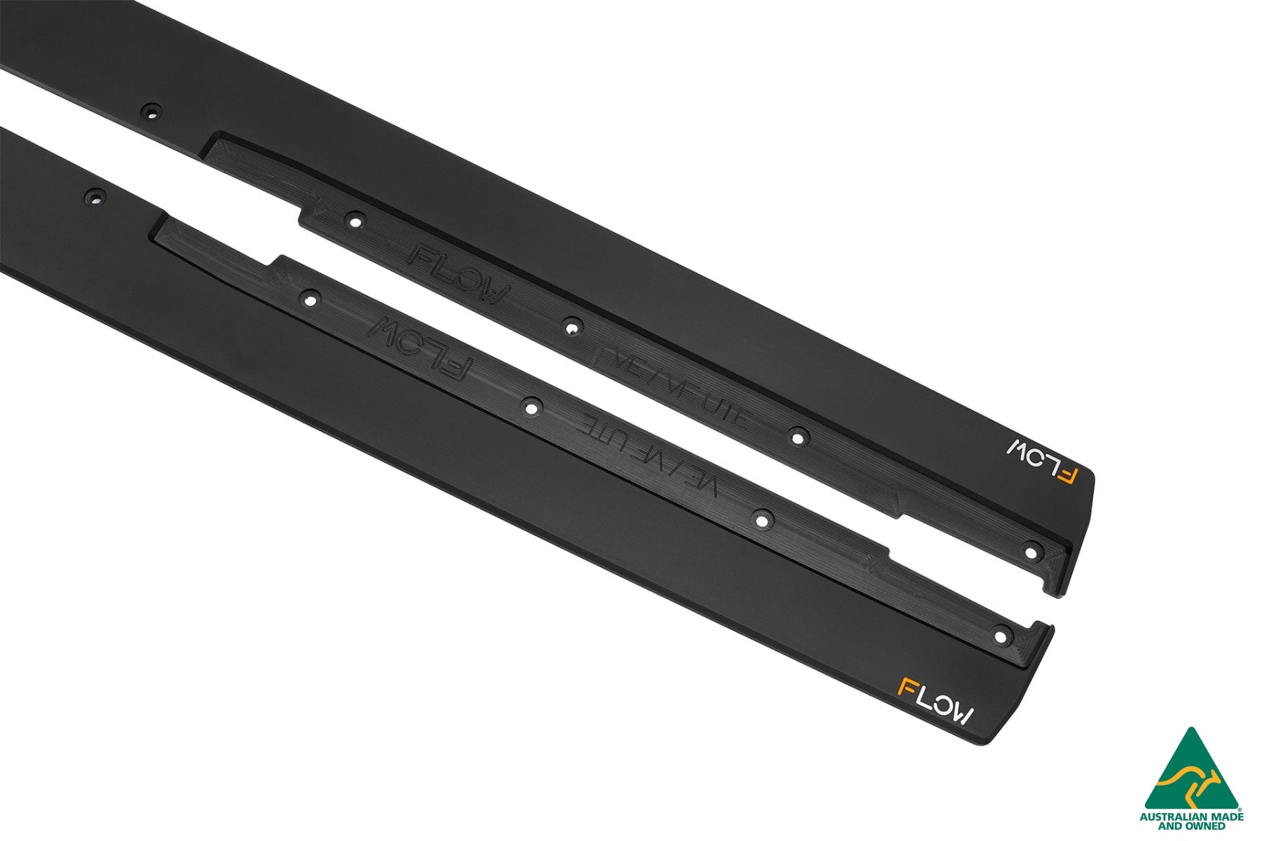 FLOW Designs  VF Commodore S2 Ute Side Skirt Splitters (Pair) - MODE Auto Concepts