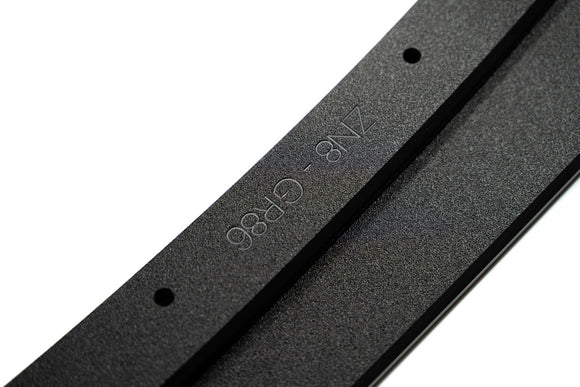 FLOW Designs  ZD8 BRZ Front Lip Splitter (TEXTURED) - MODE Auto Concepts