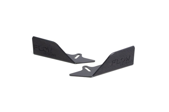 FLOW Designs  FK8 Civic Type R Front Lip Splitter Winglets (Pair) - MODE Auto Concepts