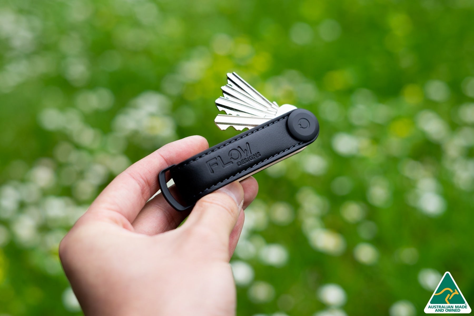 FLOW Designs  Flow Designs x Orbitkey - Key Organiser Leather - MODE Auto Concepts