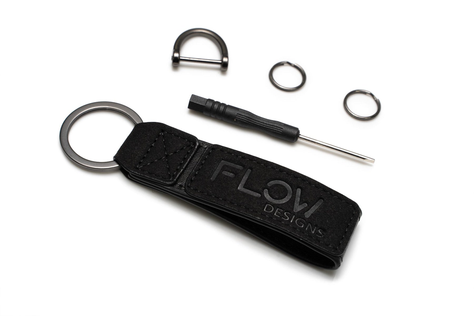 FLOW Designs  *LIMITED EDITION* Flow Designs Alcantara Keytag - MODE Auto Concepts