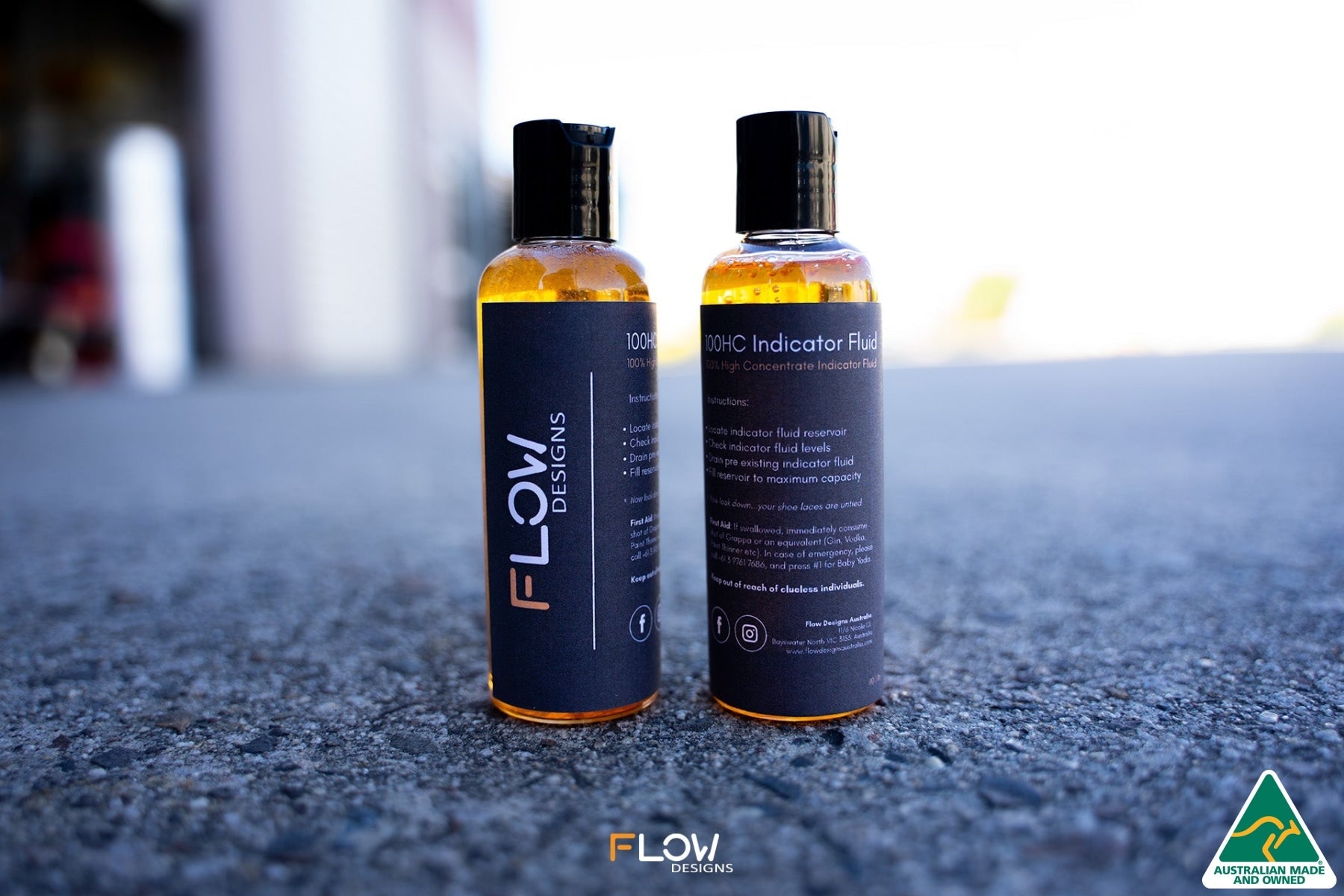 FLOW Designs  Flow Designs 100HC Indicator Fluid (Concentrate) - MODE Auto Concepts