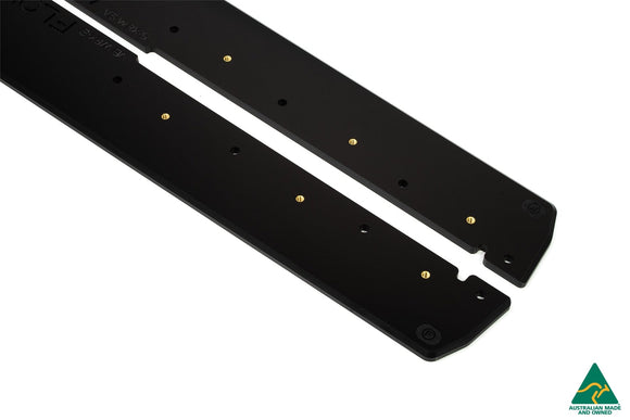 FLOW Designs  VB WRX Side Skirt Splitters (GLOSS: Pair) - MODE Auto Concepts