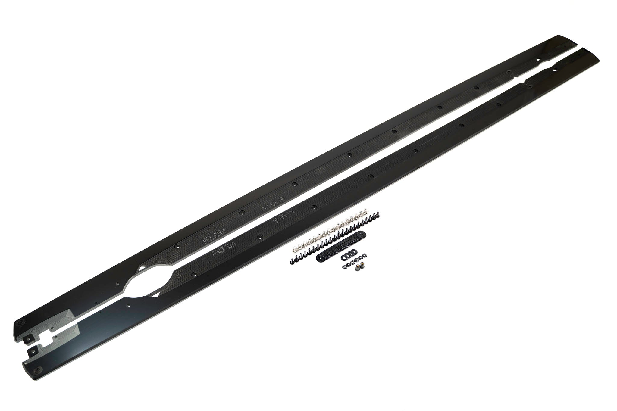 FLOW Designs  MK8 Golf R Side Skirt Splitters (Pair) - MODE Auto Concepts