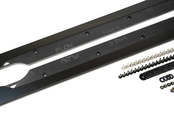 FLOW Designs  MK8 Golf R Side Skirt Splitters (Pair) - MODE Auto Concepts