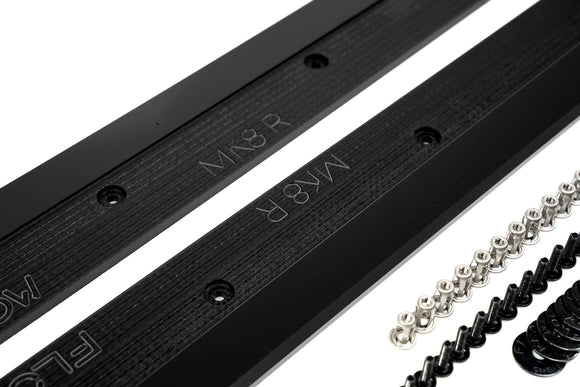 FLOW Designs  MK8 Golf R Side Skirt Splitters (Pair) - MODE Auto Concepts