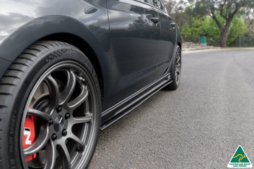 FLOW Designs  i30N Fastback PD FL 2022+ Side Skirt Splitters (Pair) - MODE Auto Concepts