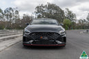 FLOW Designs  i30N Fastback PD FL 2022+ Front Lip Splitter & Reinforcement Brackets - MODE Auto Concepts