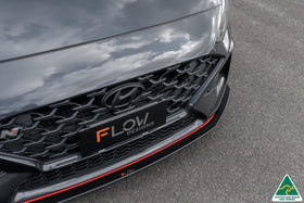 FLOW Designs  i30N Fastback PD FL 2022+ Front Lip Splitter & Reinforcement Brackets - MODE Auto Concepts