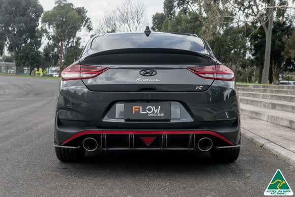 FLOW Designs  i30N Fastback PD FL 2022+ Flow-Lock Rear Diffuser - MODE Auto Concepts