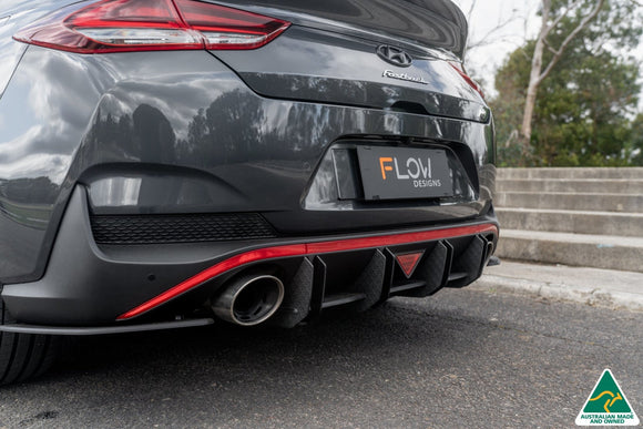 FLOW Designs  i30N Fastback PD FL 2022+ Flow-Lock Rear Diffuser - MODE Auto Concepts
