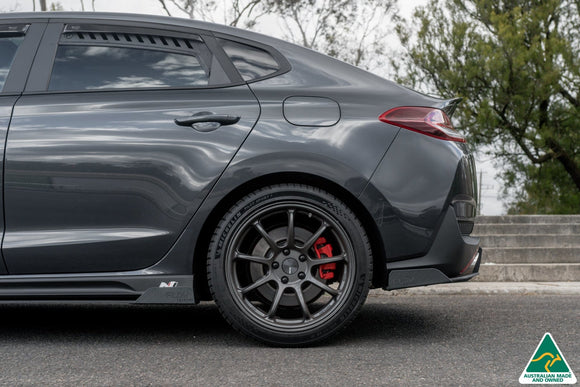 FLOW Designs  i30N Fastback PD FL 2022+ Side Skirt Splitter Winglets (Pair) - MODE Auto Concepts