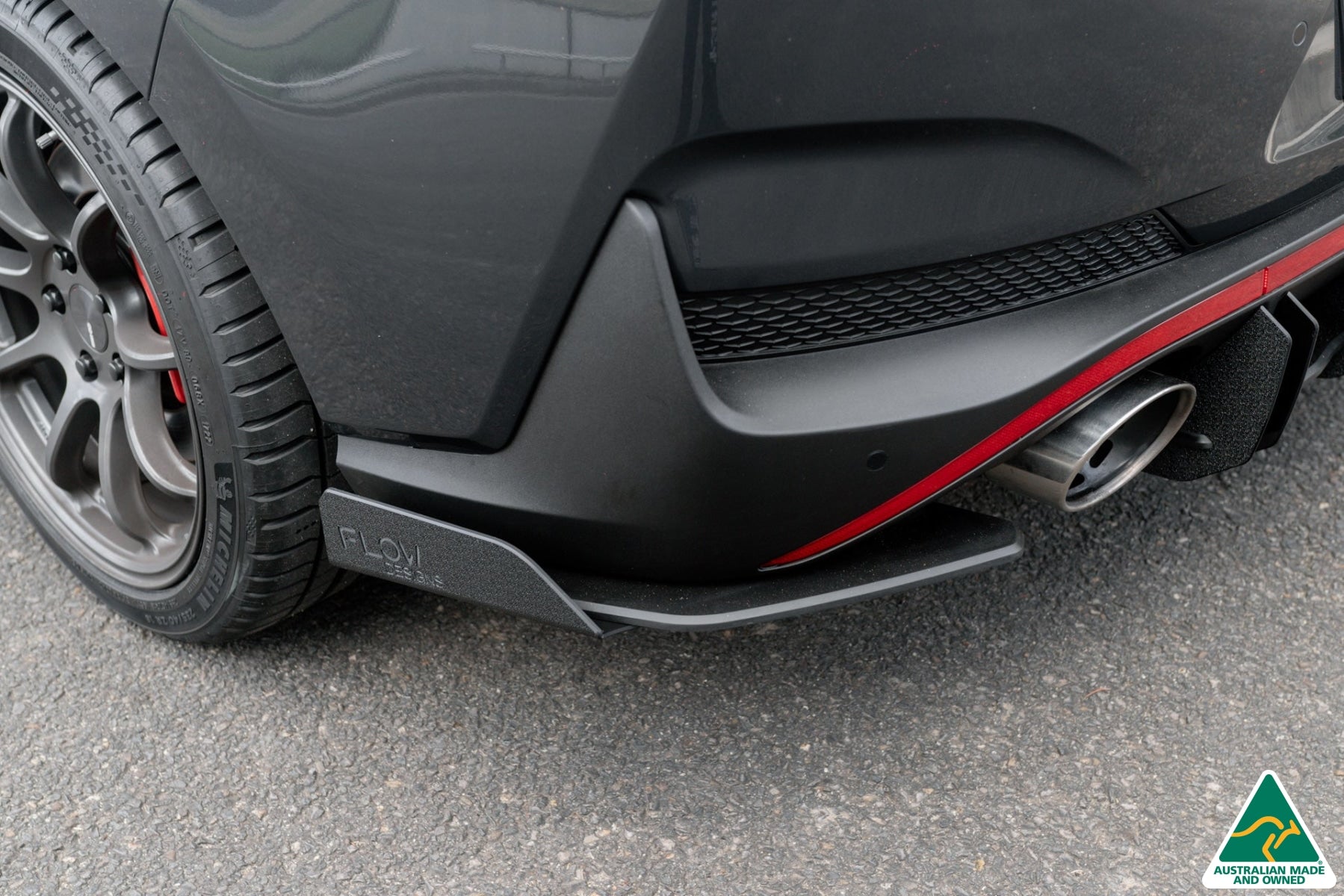 FLOW Designs  i30N Fastback PD FL 2022+ Rear Spat Winglets (Pair) - MODE Auto Concepts