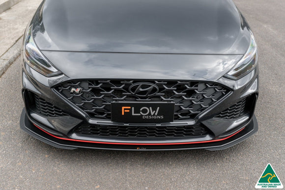 FLOW Designs  i30N Fastback PD FL 2022+ Front Lip Splitter Extensions (Pair) - MODE Auto Concepts