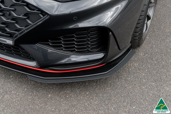 FLOW Designs  i30N Fastback PD FL 2022+ Front Lip Splitter Extensions (Pair) - MODE Auto Concepts