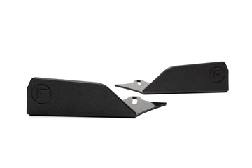 FLOW Designs  Falcon FGX Front Lip Splitter Winglets (Pair) - MODE Auto Concepts