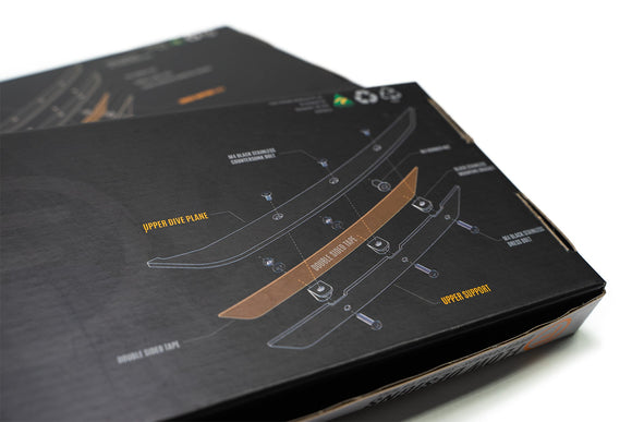 FLOW Designs  VB WRX Front Bumper Canards - MODE Auto Concepts