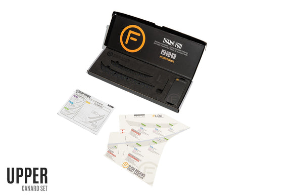 FLOW Designs  VB WRX Front Bumper Canards - MODE Auto Concepts