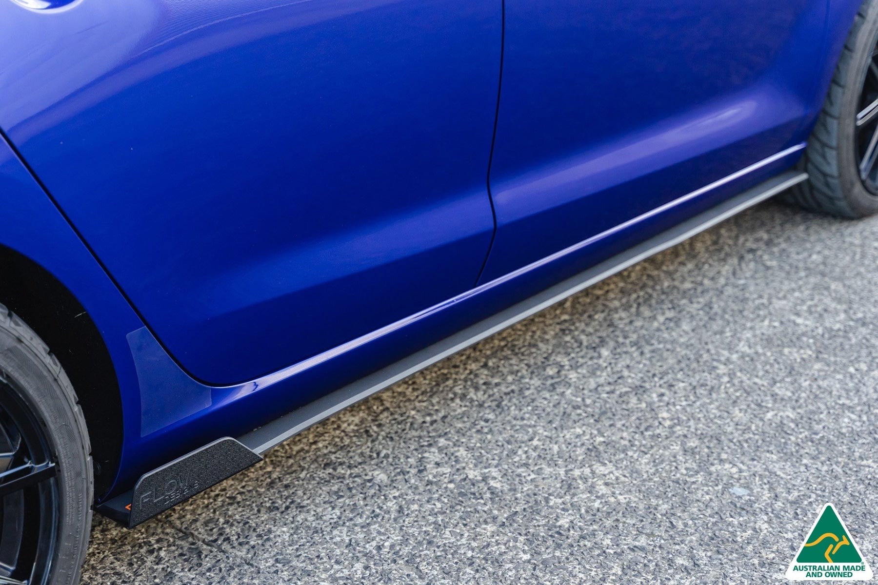FLOW Designs  i30 N Line Hatch PD (2018-Current) Side Skirt Splitter Winglets (Pair) - MODE Auto Concepts
