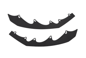 FLOW Designs  i30 SR Hatch (2017-2018) Front Lip Splitter Extensions (Pair) - MODE Auto Concepts