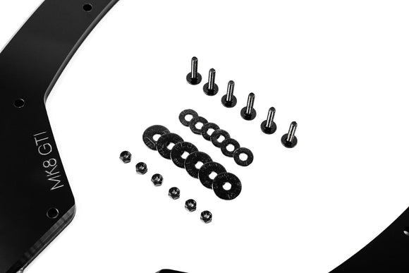 FLOW Designs  MK8 Golf GTI Rear Spats (Pair) - MODE Auto Concepts