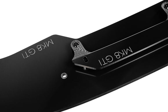FLOW Designs  MK8 Golf GTI Front Lip Splitter & Bumper Reinforcement Plate - MODE Auto Concepts