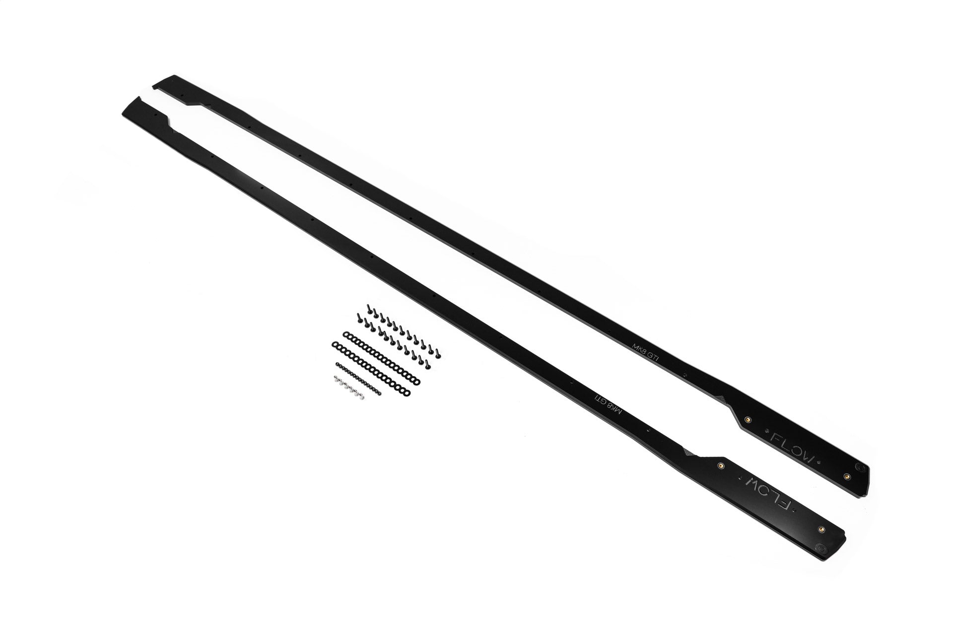 FLOW Designs  MK8 Golf GTI Side Skirt Splitters (Pair) - MODE Auto Concepts