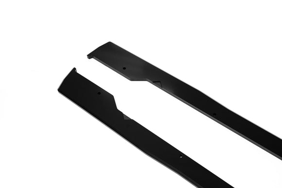 FLOW Designs  MK8 Golf GTI Side Skirt Splitters (Pair) - MODE Auto Concepts