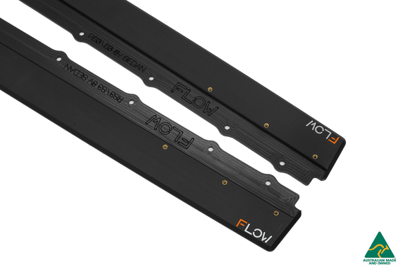 FLOW Designs  RS3 8V Sedan Facelift Side Skirt Splitters (Pair) - MODE Auto Concepts