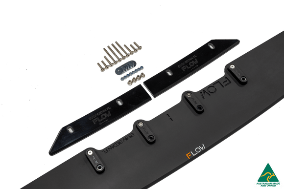 FLOW Designs  S3 8V Sedan Facelift Front Lip Splitter & Mounting Brace - MODE Auto Concepts