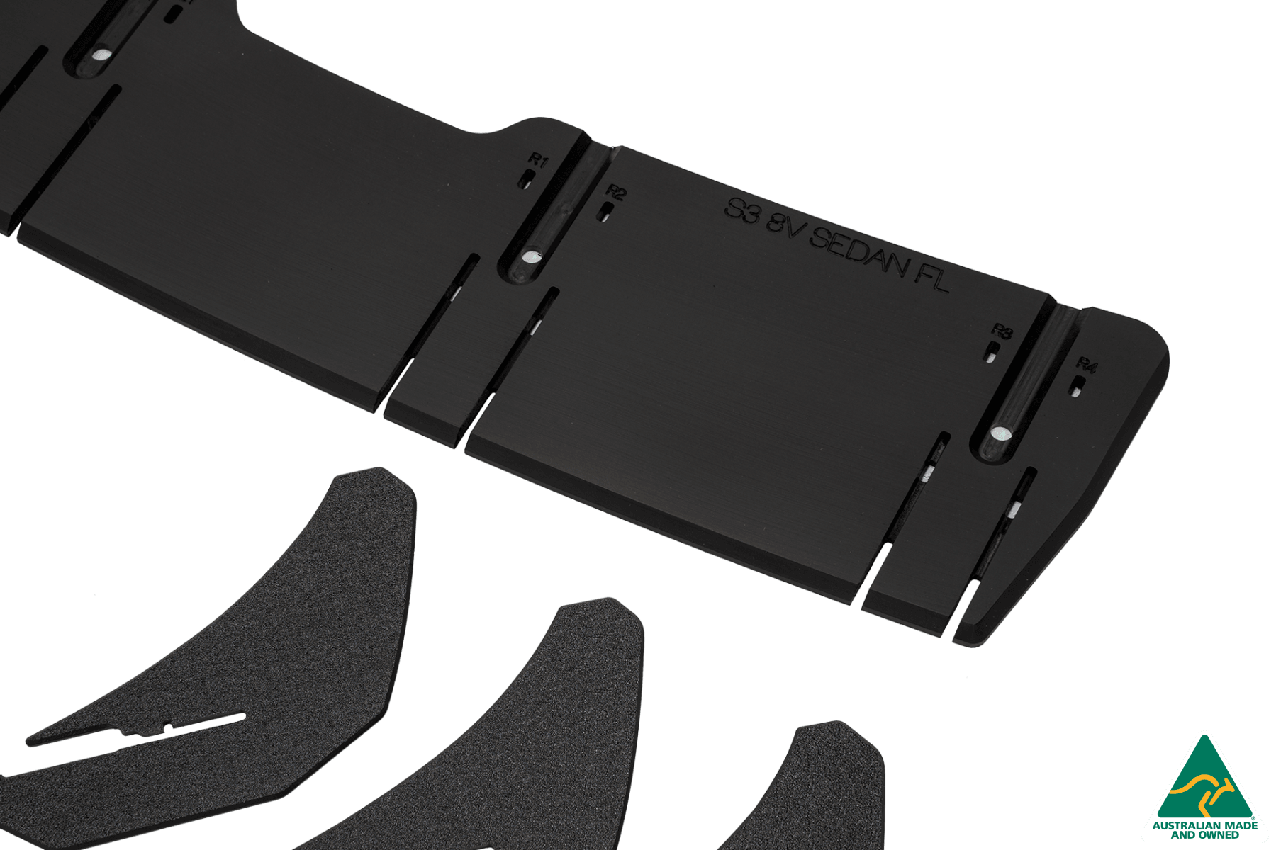 FLOW Designs  S3 8V Sedan Facelift Flow-Lock Rear Diffuser - MODE Auto Concepts