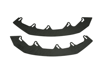 FLOW Designs  S3 8V Sedan Facelift Front Lip Splitter Extensions (Pair) - MODE Auto Concepts