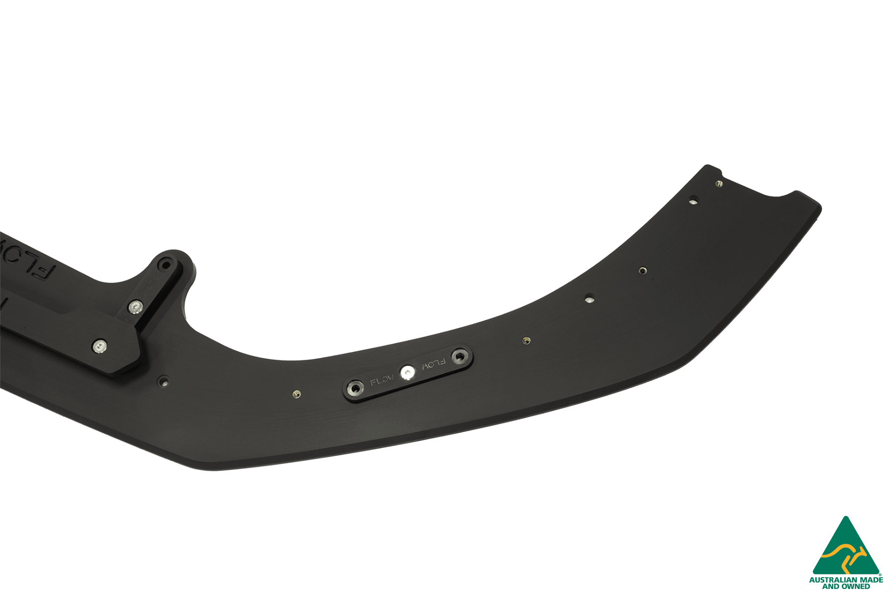 FLOW Designs  RS3 8V Sedan Facelift Front Lip Splitter & Stainless Steel Mounting Brace - MODE Auto Concepts