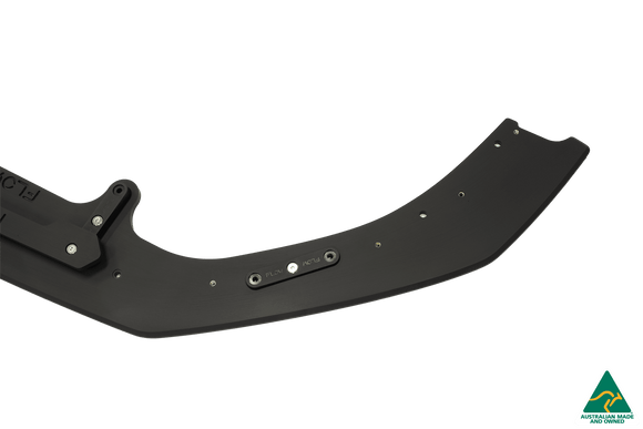 FLOW Designs  RS3 8V Sedan Facelift Front Lip Splitter & Stainless Steel Mounting Brace - MODE Auto Concepts