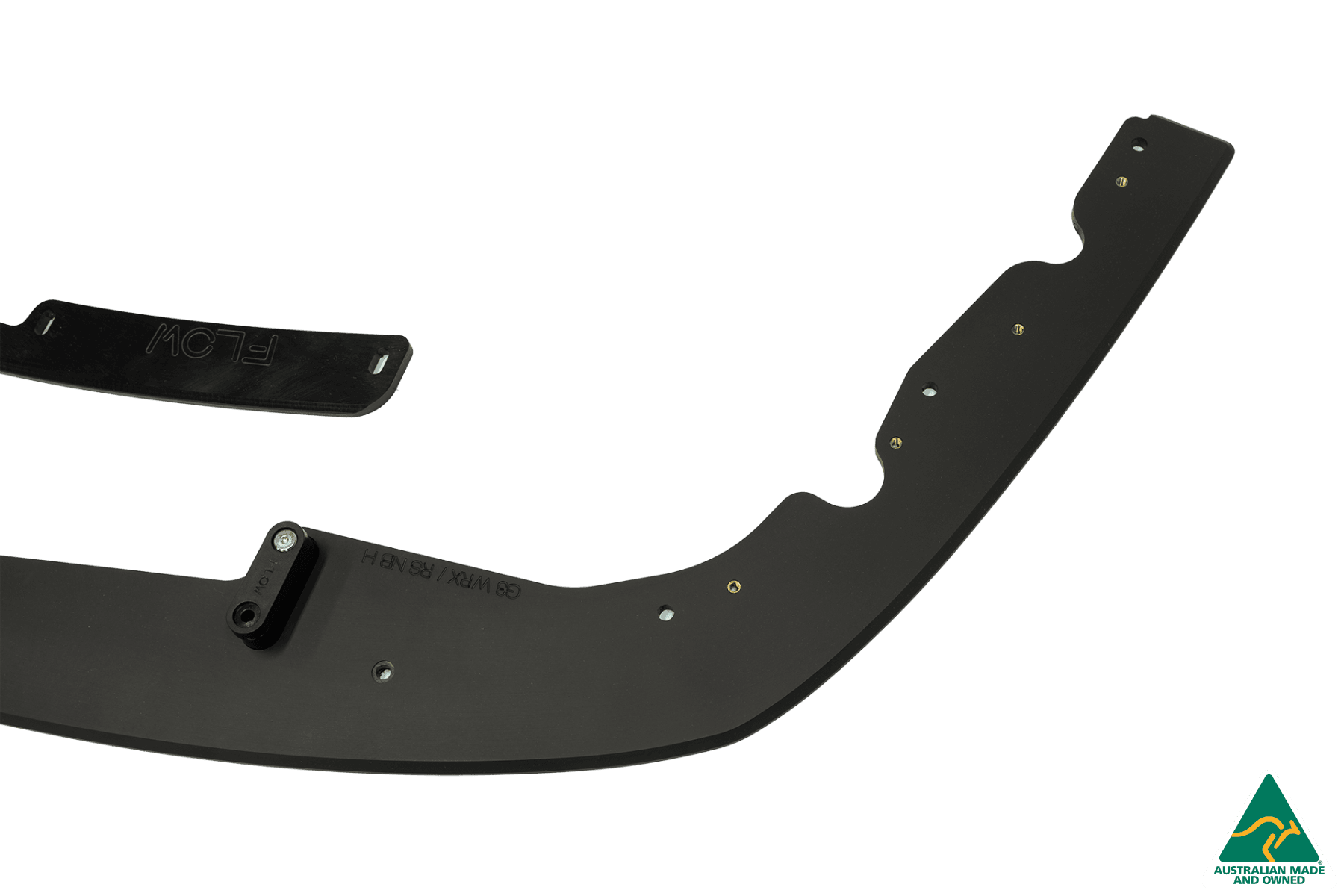 FLOW Designs  Impreza WRX/RS G3 Sedan PFL Front Lip Splitter & Mounting Brace - MODE Auto Concepts